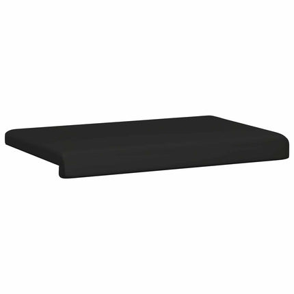 Bänk kudde Konstläder Svart Djup 35 cm
