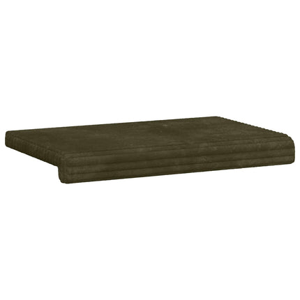 Bänk kudde Plush kordfløyel Grön Djup 35 cm