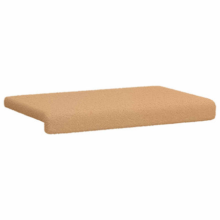 Bänk kudde Sherpa tyg Beige Djup 35 cm