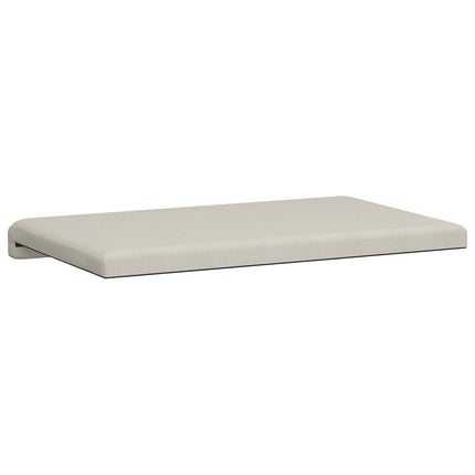 Bänk kudde Texturerad Sammet Havre Djup 35 cm