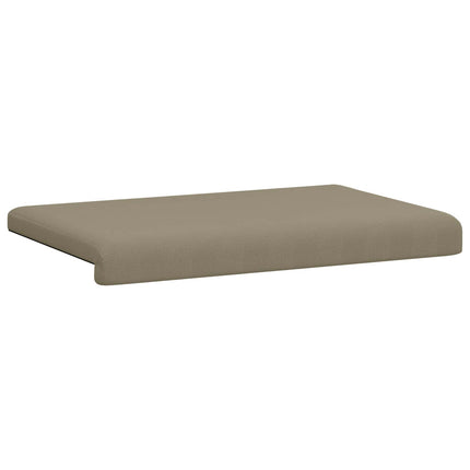 Bänk kudde Texturerad Sammet Kaki Djup 35 cm