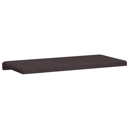 Bänk kudde Tyg Mörkbrun Djup 35 cm