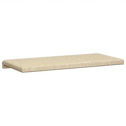 Bänk kudde Tyg Gräddvit Djup 35 cm