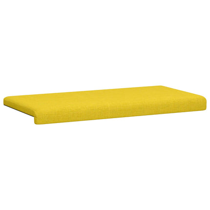 Bänk kudde Tyg Ljusgul Djup 35 cm