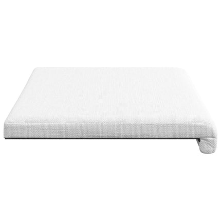 Bänk kudde Tyg Vit Djup 35 cm