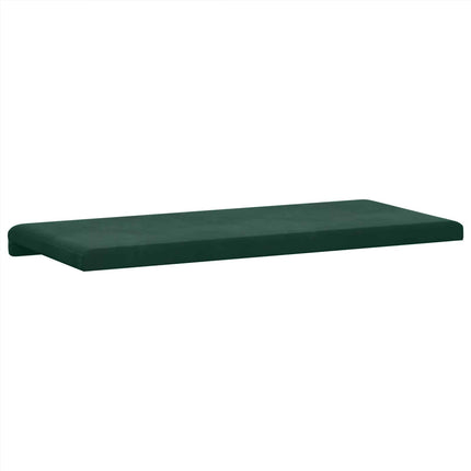 Bänk kudde Sammet (V) Mörkgrön Djup 35 cm