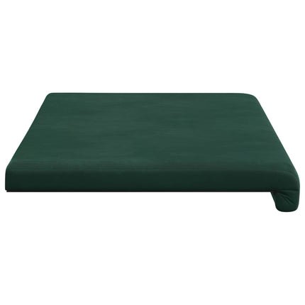 Bänk kudde Sammet (V) Mörkgrön Djup 35 cm