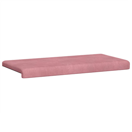 Bänk kudde Sammet (V) Rosa Djup 35 cm
