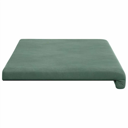 Bänk kudde Sammet (V) Havgrön Djup 35 cm