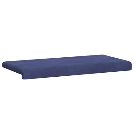 Bänk kudde Sammet (V) Polisblå Djup 35 cm