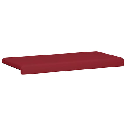 Bänk kudde Konstläder Vinröd Djup 35 cm