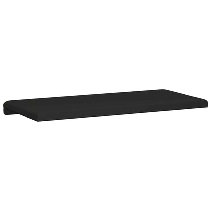 Bänk kudde Konstläder Svart Djup 35 cm