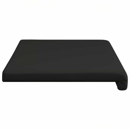 Bänk kudde Konstläder Svart Djup 35 cm