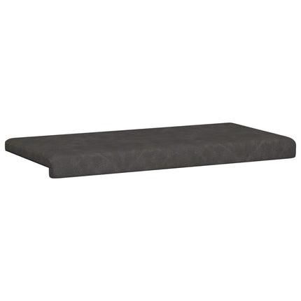 Bänk kudde Konstläder Svart Djup 35 cm