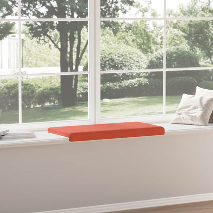 Bänk kudde manchester Röd orange Djup 35 cm