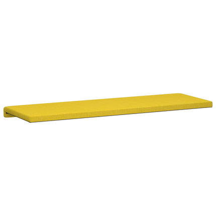 Bänk kudde Tyg Ljusgul Djup 35 cm