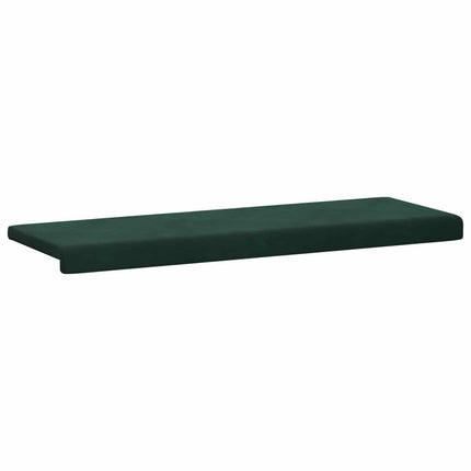 Bänk kudde Sammet (V) Mörkgrön Djup 35 cm