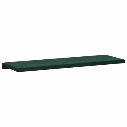 Bänk kudde Sammet (V) Mörkgrön Djup 35 cm