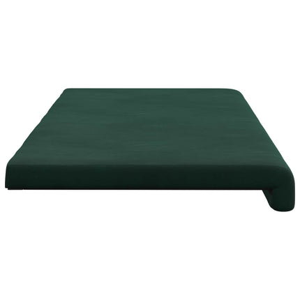 Bänk kudde Sammet (V) Mörkgrön Djup 35 cm