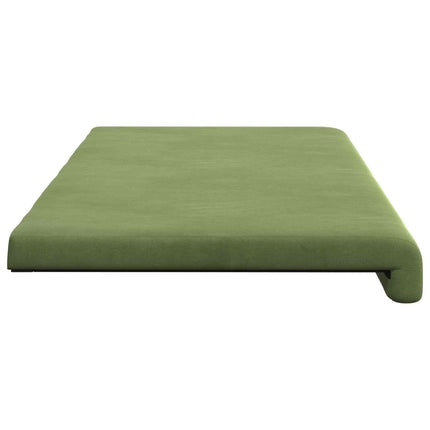 Bänk kudde Sammet (V) Ljusgrön Djup 35 cm