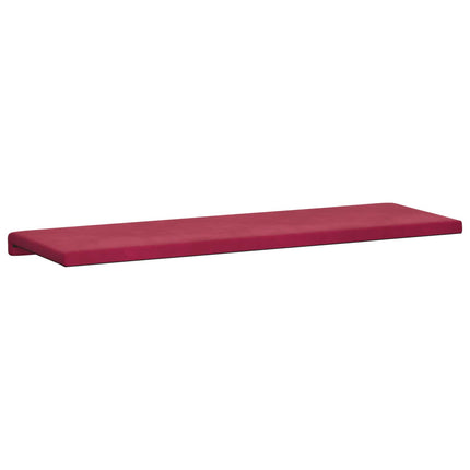 Bänk kudde Sammet (V) Vinröd Djup 35 cm