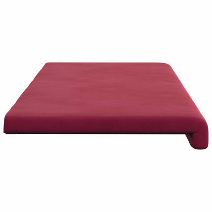 Bänk kudde Sammet (V) Vinröd Djup 35 cm