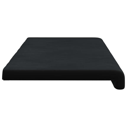 Bänk kudde Sammet (V) Svart Djup 35 cm