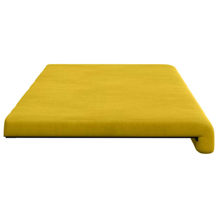 Bänk kudde Sammet (V) Gul Djup 35 cm