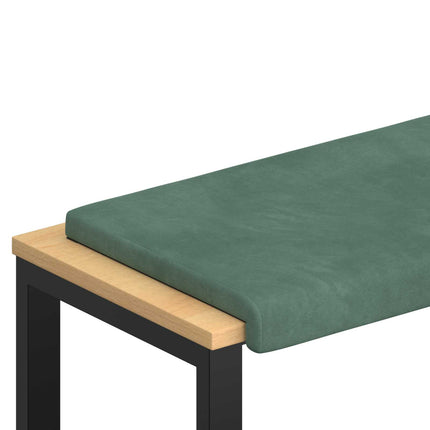 Bänk kudde Sammet (V) Havgrön Djup 35 cm