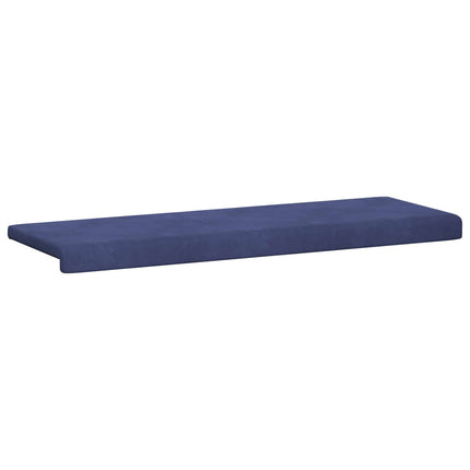 Bänk kudde Sammet (V) Polisblå Djup 35 cm