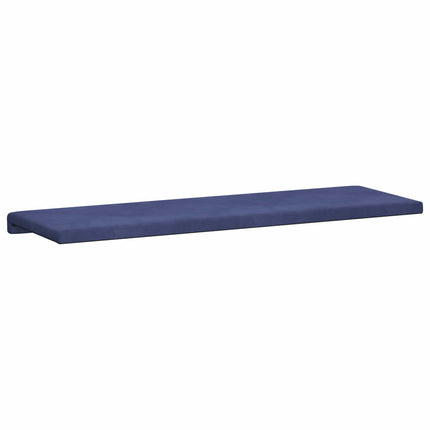 Bänk kudde Sammet (V) Polisblå Djup 35 cm