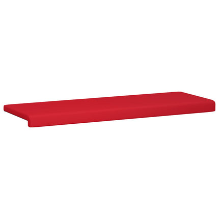 Bänk kudde Konstläder Röd Djup 35 cm