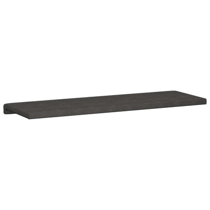Bänk kudde Konstläder Svart Djup 35 cm