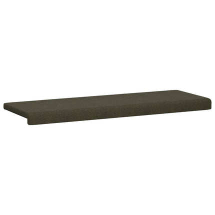 Bänk kudde Faux mockatyg Armégrön Djup 35 cm