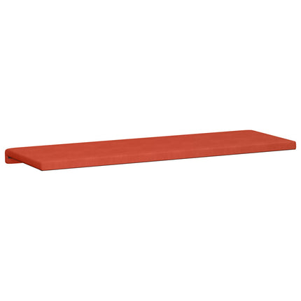 Bänk kudde manchester Röd orange Djup 35 cm