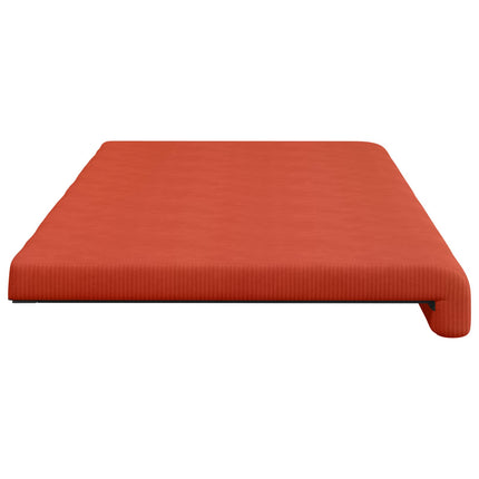 Bänk kudde manchester Röd orange Djup 35 cm