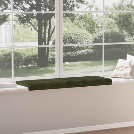 Bänk kudde Plush kordfløyel Grön Djup 35 cm