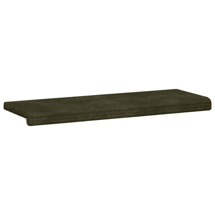 Bänk kudde Plush kordfløyel Grön Djup 35 cm