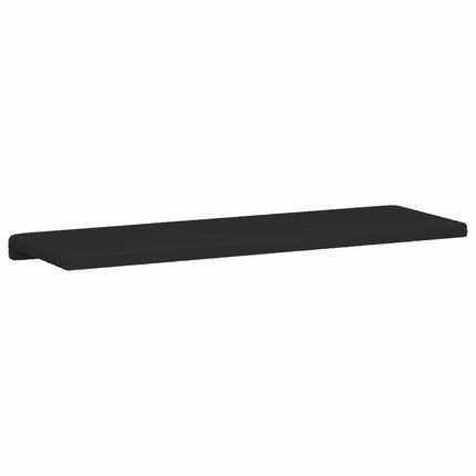 Bänk kudde Sherpa tyg Svart Djup 35 cm