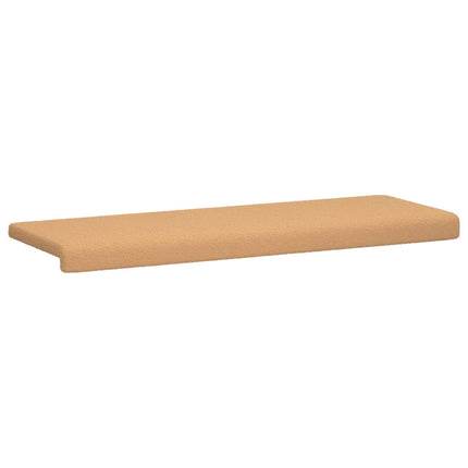 Bänk kudde Sherpa tyg Beige Djup 35 cm