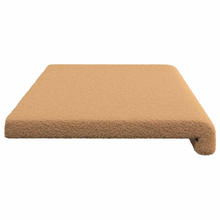 Bänk kudde Sherpa tyg Beige Djup 35 cm