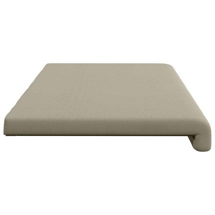 Bänk kudde Texturerad Sammet Sand Djup 35 cm