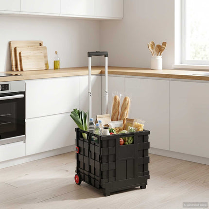 Vagn Svart och Röd 35 x 39 x 92 cm PP och elastomer