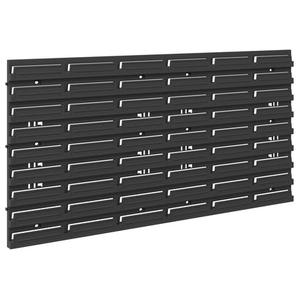 Behållarrack Svart och Röd 77,5 x 2 x 39 cm PP
