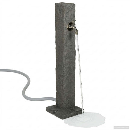 Trädgårdstransport Antracit 26 x 26 x 98 cm PE