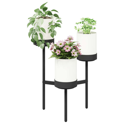Blomställ Vit 54 x 49 x 81 cm PP och Stål