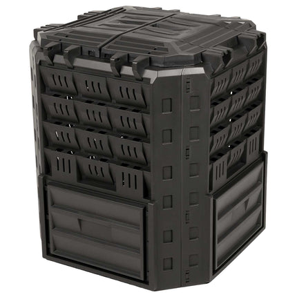 Trädgårdskompost Svart 71 x 71 x 81,5 cm 100% PP