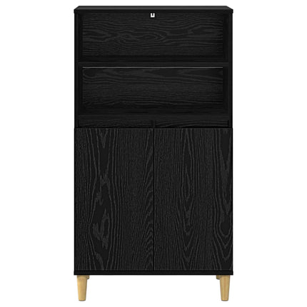 Skåp Svart ek 60 x 36 x 110 cm Konstruerat trä