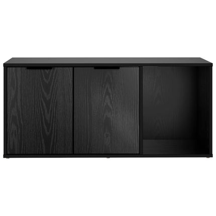 Kattbur Möbler Svart ek 100 x 49 x 45 cm Konstruerat trä