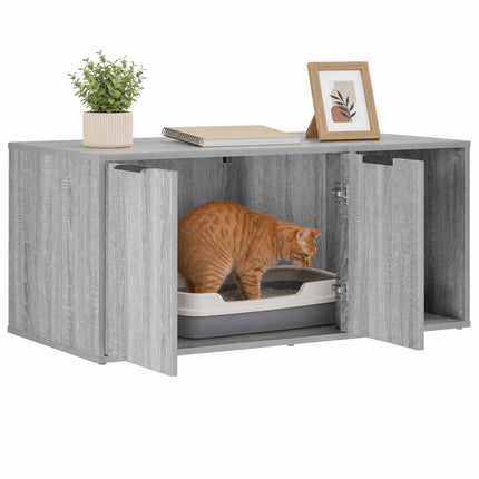Kattbur Möbler Grå Sonoma 100 x 49 x 45 cm Konstruerat trä